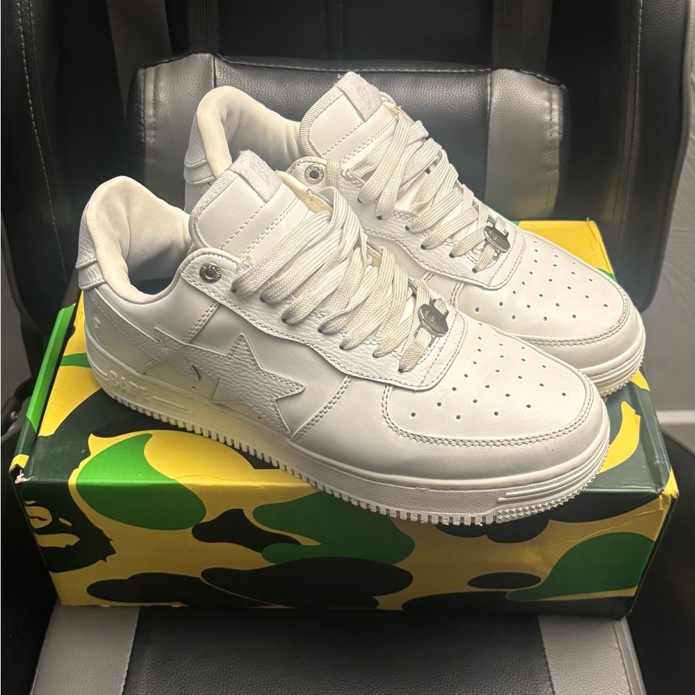 BAPE Bapesta Low ‘White`